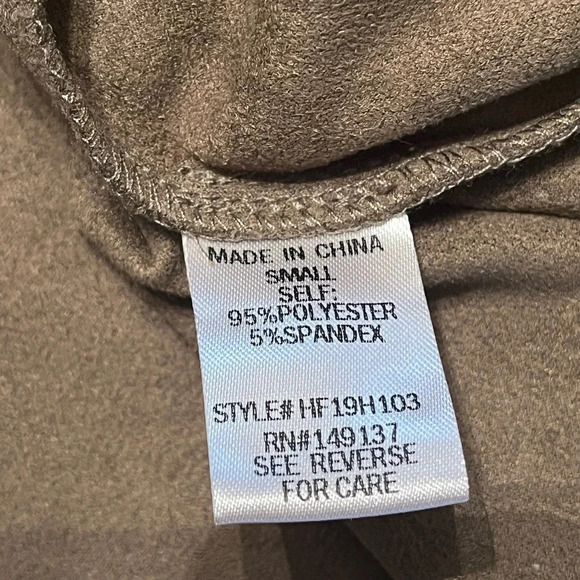 HYFVE Faux suede dress, Olive Green‎ size Small - Picture 11 of 11